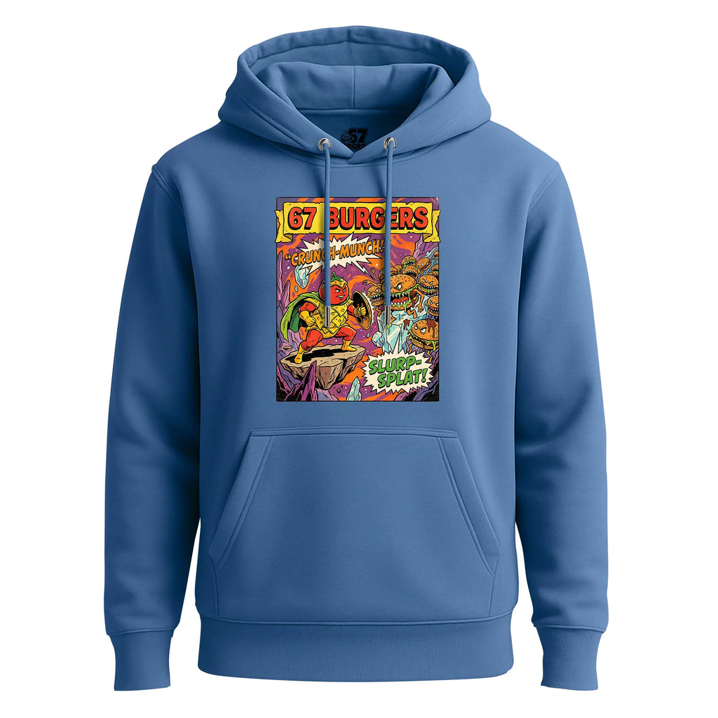 Frische-Schild-Kapuzenpulli